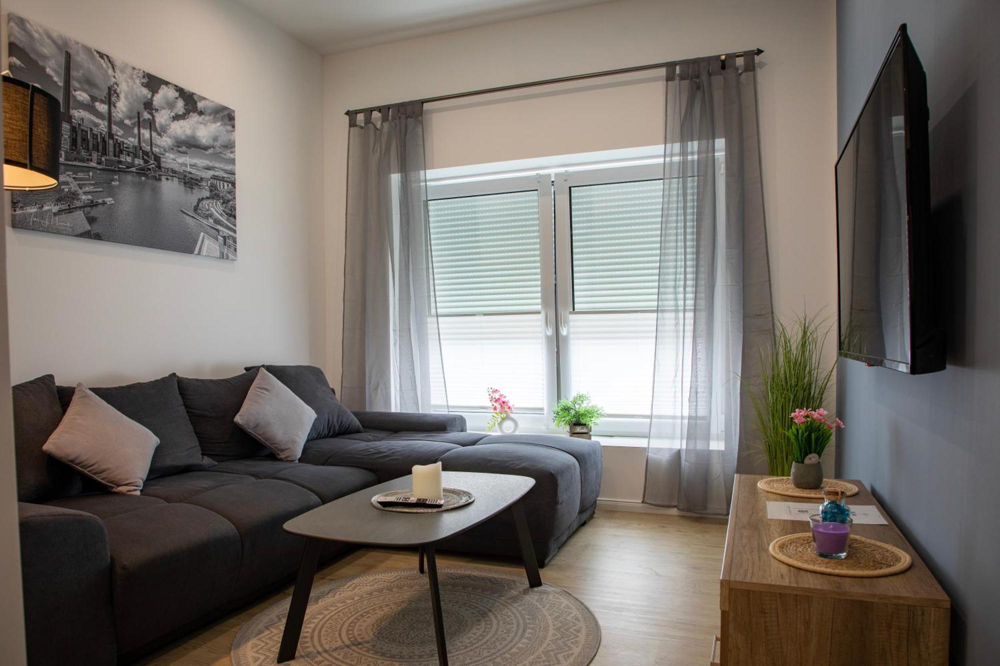 Hannibal - Design Apartment Lilie 2, Vw Naehe, Parkplatz, Kueche, Highspeed-Wlan, Fitness, Solarium Wolfsburg Exteriér fotografie