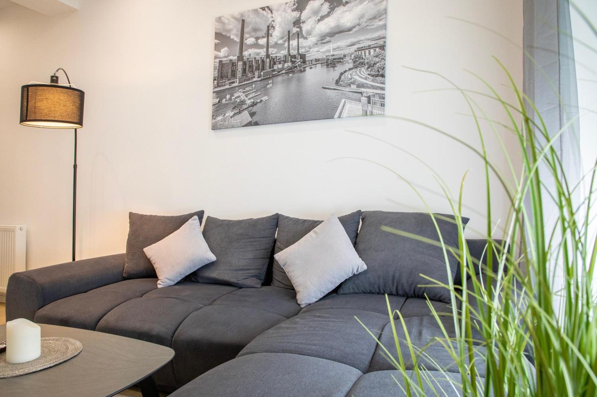 Hannibal - Design Apartment Lilie 2, Vw Naehe, Parkplatz, Kueche, Highspeed-Wlan, Fitness, Solarium Wolfsburg Exteriér fotografie